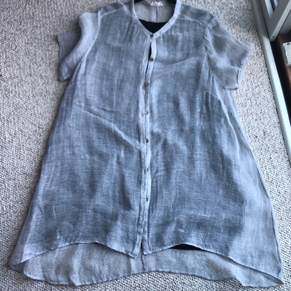 Eileen Fisher linen tunic